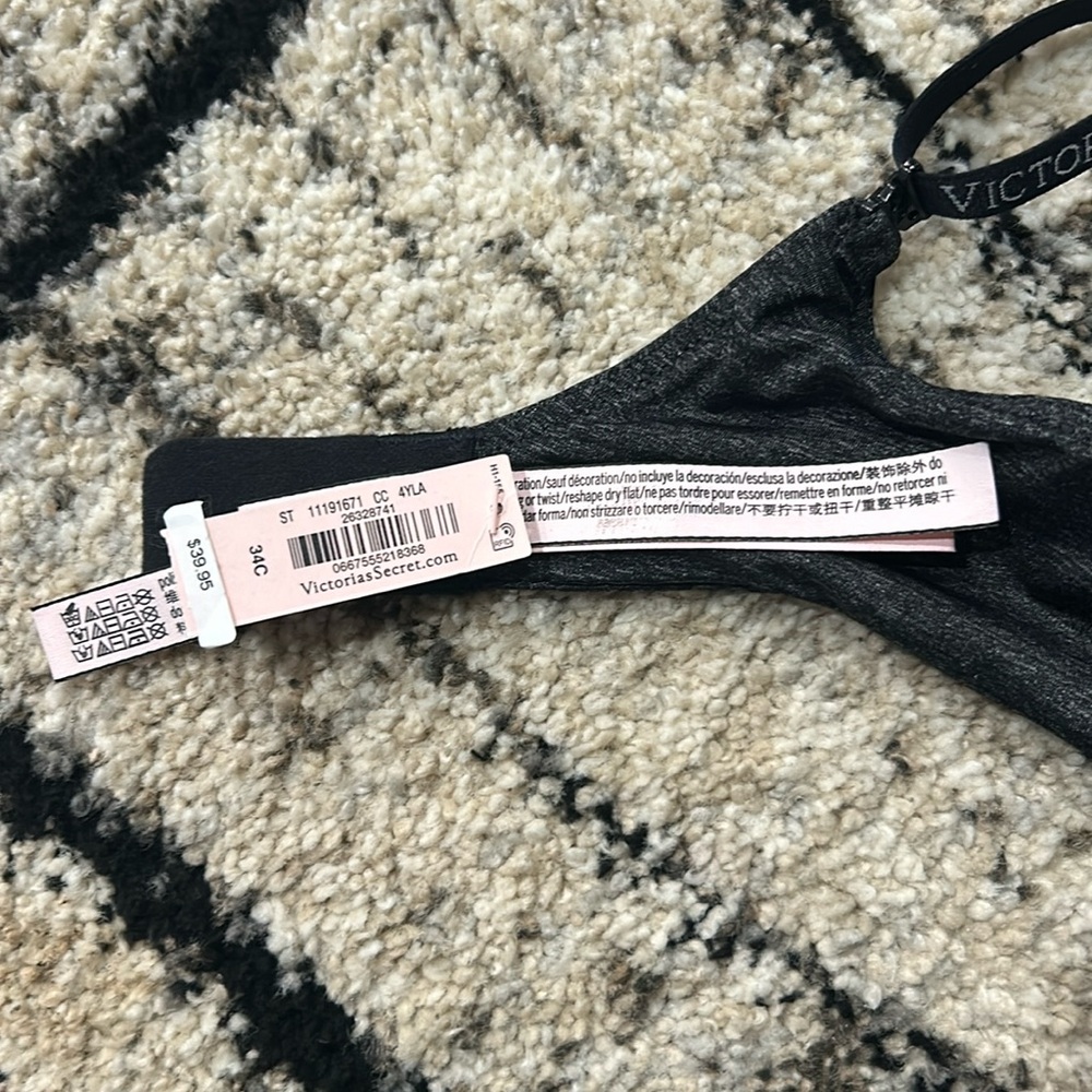 T-Shirt Logo Strap Demi Bra 34C - Picture 3 of 4